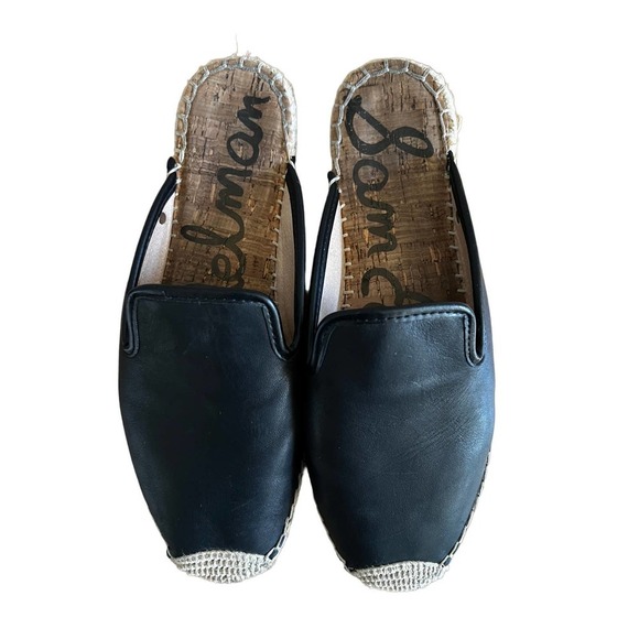 Sam Edelman Kerry Women's Black Leather Slip-On Kerry Shoe size 8.5 - Picture 1 of 6
